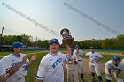 Baseball vs Babson  Wheaton College Baseball players celebrate their victory over Babson to win the NEWMAC Championship for the third year in a row. - (Photo by Keith Nordstrom) : Wheaton, baseball, NEWMAC